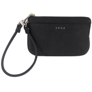 DKNY Women's Wristlet Solid Black Bryant Item Wristlet For Women's